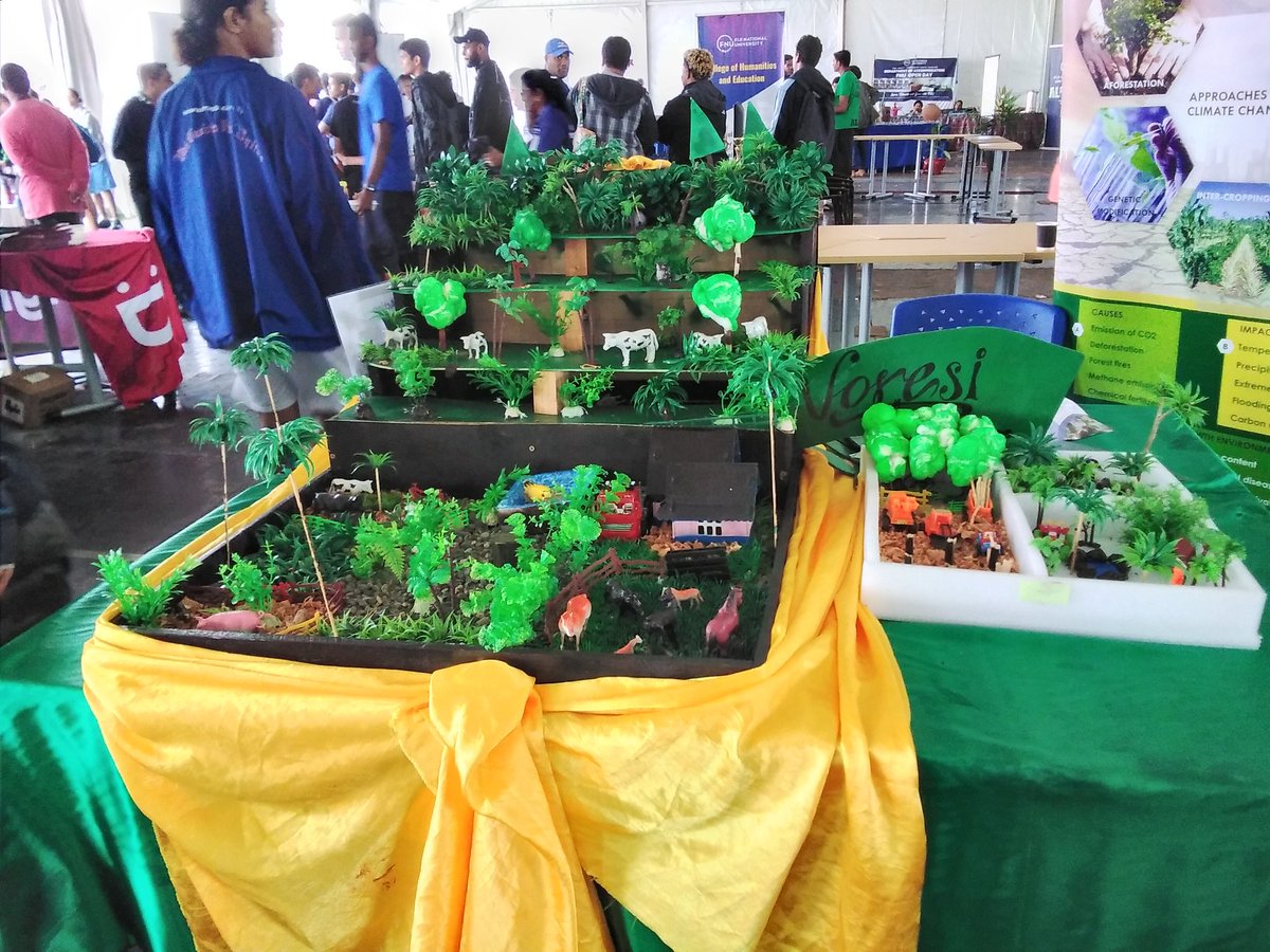 mereiaf's tweet photo. Day 2 @FNUFiji Open Day. Despite the weather, successful day. Vinaka CAFF volunteers,  students and staff. What a experience! My first open day 2022!!!! https://t.co/MWEip99u8B