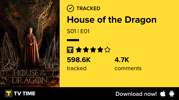 Assisti o episódio S01 | E01 de House of the Dragon! #houseofthedragon  tvtime.com/r/2zCvy #tvtime