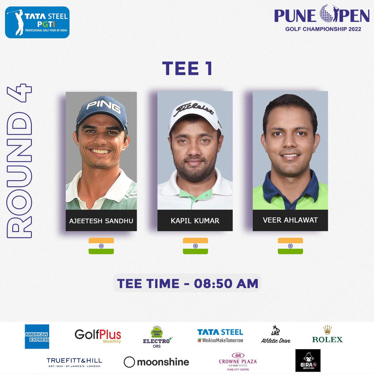 pgtofindia's tweet photo. α΄α΄α΄ α΄Ιͺα΄α΄κ± are here. Do not miss following the π 9 in action in the final Round of the Pune Open Championship 2022 #pgtipune22 #puneopengolf22 #poonaclubgolfcourse https://t.co/tElnSNd2xo