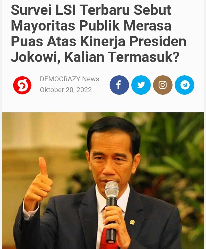 Aku merasa puas.
Kalo kalian puas, silahkan retweet.
Walaupun next kita tdk akan dipimpin oleh pak <a href="/jokowi/">Joko Widodo</a>