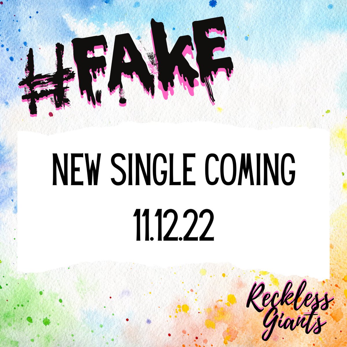 RecklessGiants's tweet image. We can’t thank you enough for the response on YSOLS, BUT!!! Why stop there!?!?
Our next single, #FAKE, is going to be dropping NOVEMBER 12th! #PreSave link in our bio! 

25 RTs and maybe I’ll drop another announcement… 👀