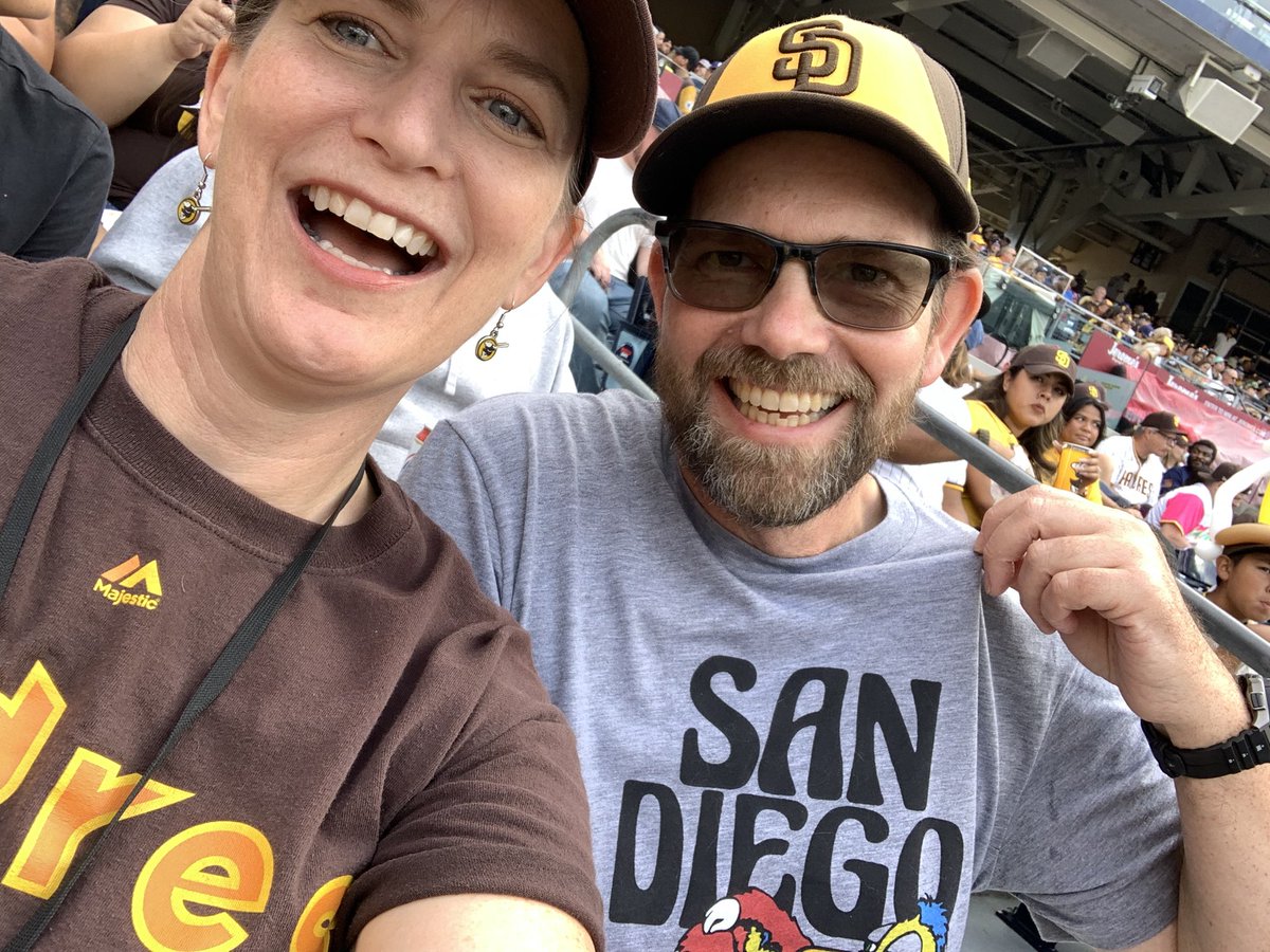 YBMamaD's tweet photo. LET’S GO SD!!!! Fans are here for it! @PetCo for the @padres NLCS watch party. #timetoshine #fansforlife #B484 https://t.co/erInJAj2mP