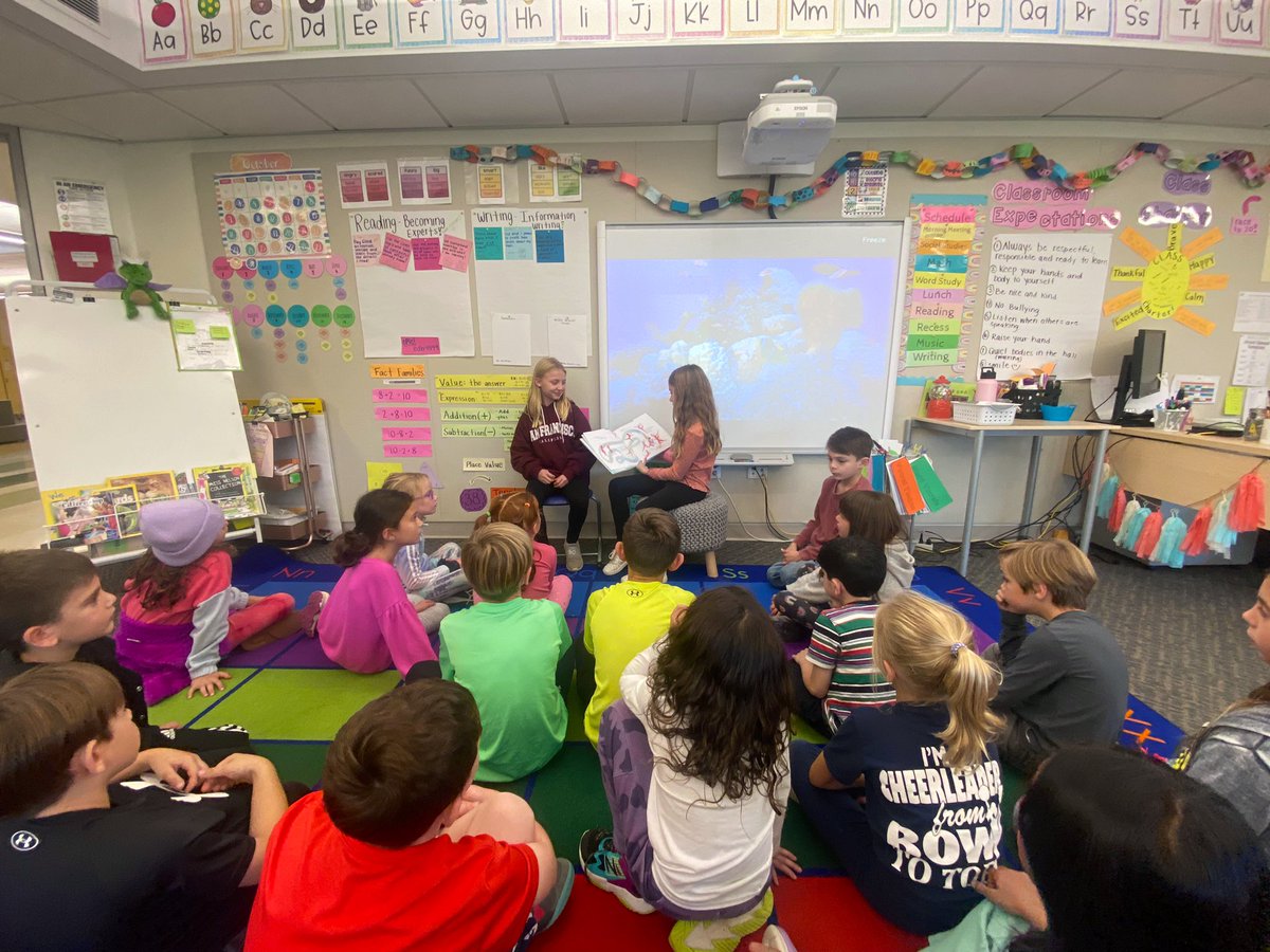 Love when former students come back to read to my current class! 🤩📚