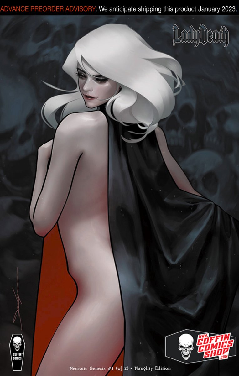 thecoffincomics's tweet photo. ⚰️🔥 - Secure Your #LadyDeath Necrotic Genesis #1 (of 2) #Comic Sets at your #LocalComicShop or from US! - https://t.co/BAY8JLMC2p Diamond Cut-off Date 11/27! https://t.co/1wx1eSEOTC
