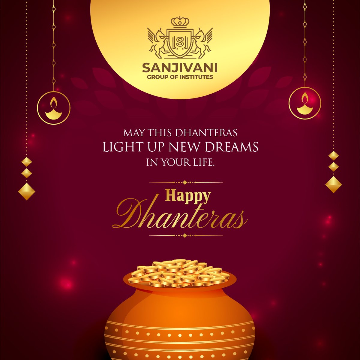 God's blessing may come as a surprise and how much you receive depends on how much your heart can believe. May you be blessed beyond what you expect. Happy Dhanteras!