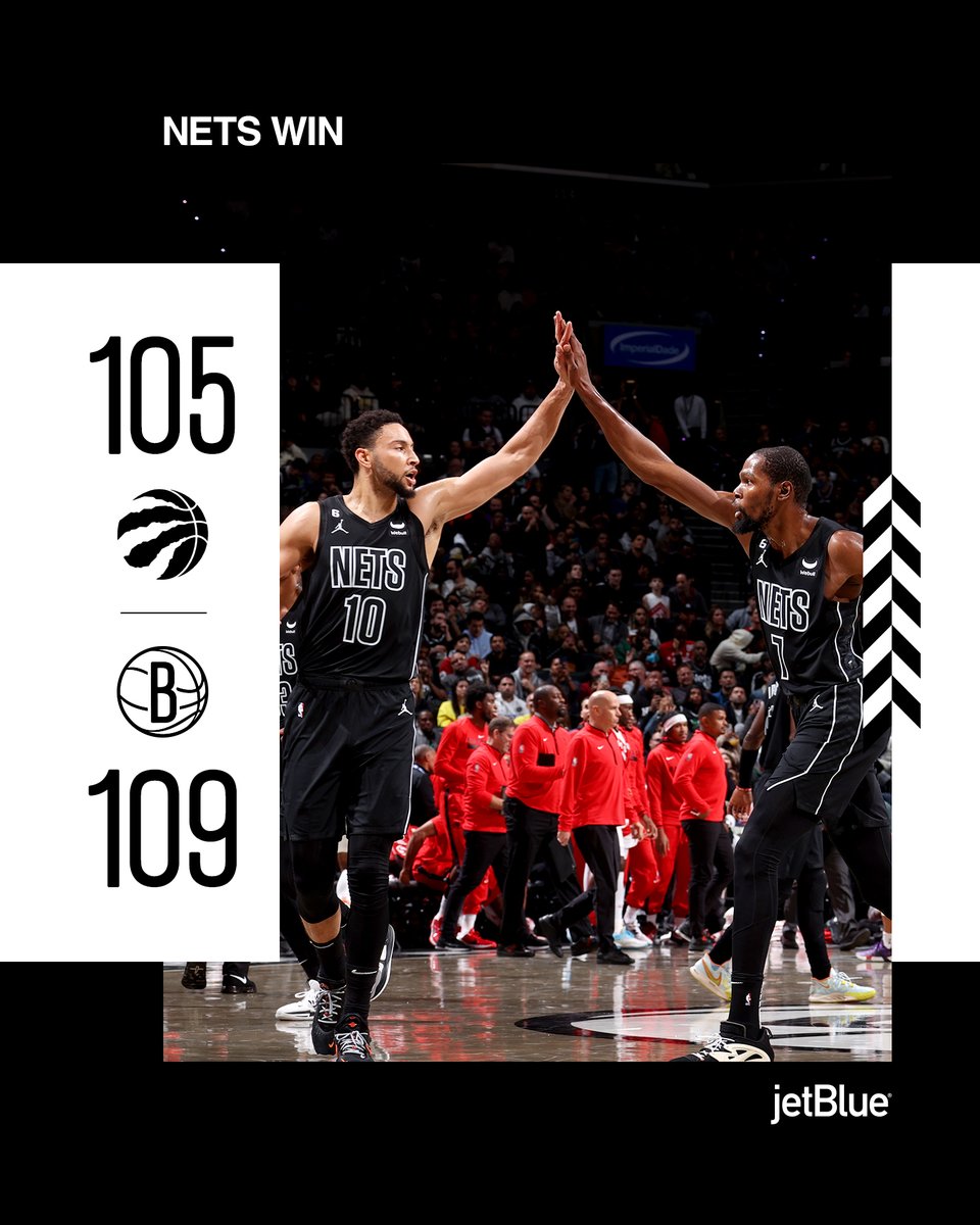BrooklynNets's tweet photo. First W of the season ✅ https://t.co/Y3yTh5MqCR