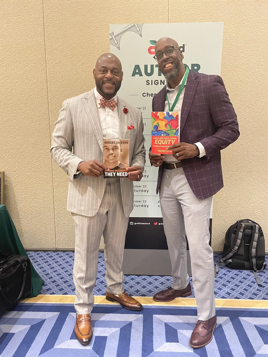 Book signing today with @RJMotivates at the @ASCD leadership conference #adaptiveleadership.  It was an honor to share the space!