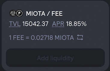 GarrettBullish's tweet photo. $FEE price tripled after listing on Iotabee already. 
If you are not impressed still, think about Soonaverse gave out 10,000 FEE airdrop to each early adopters. A real fair launch. Now 10,000 FEE is worth 271.8 MIOTA.

The power of feeless layer 1 tokens on #Shimmer and #IOTA 🔥 https://t.co/X2DahiK9KI