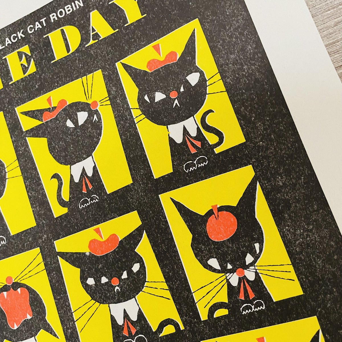 calendar (medium) cat no humans black cat heart animal animal focus  illustration images