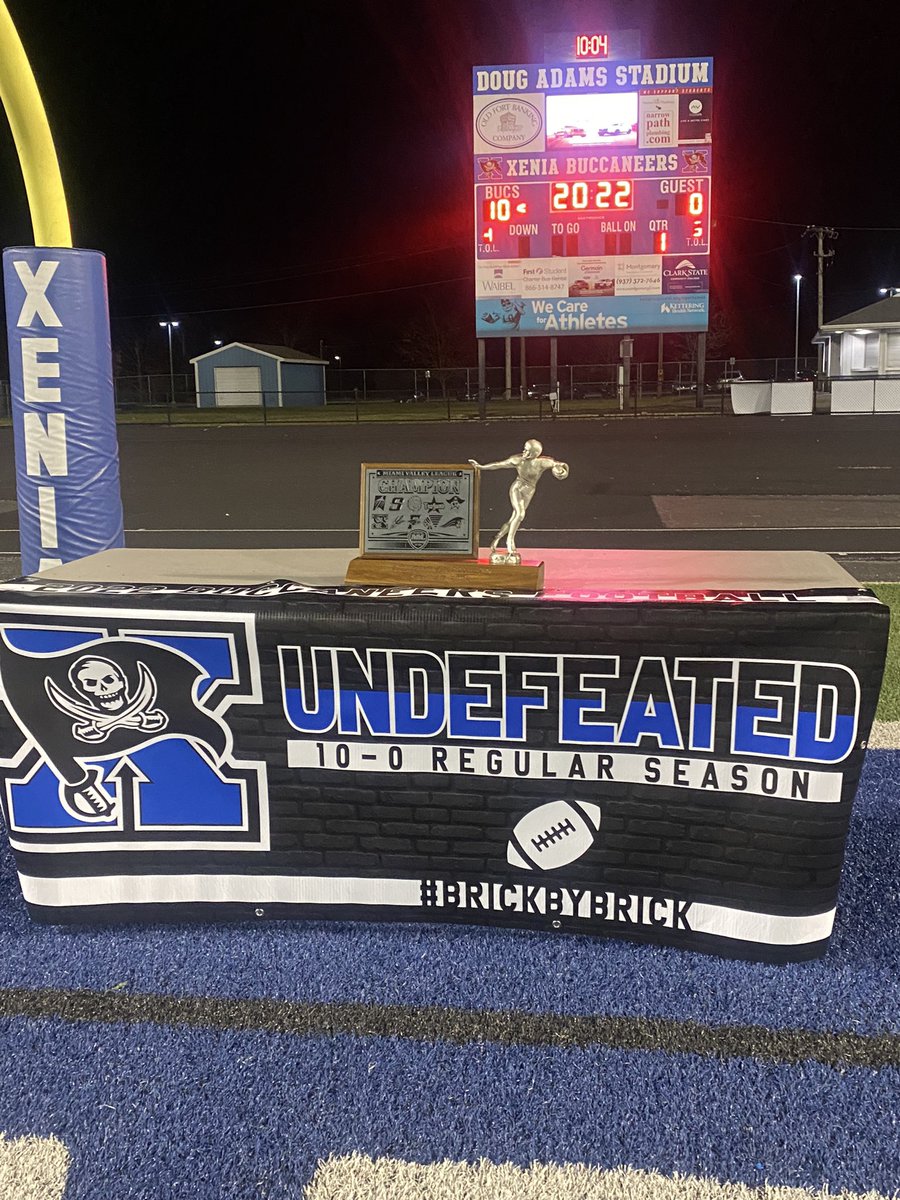 For the 2nd time in four years your <a href="/xeniabucsfb/">Xenia Bucs Football</a> are <a href="/MVLathletics/">Miami Valley League</a> CHAMPIONS!!!