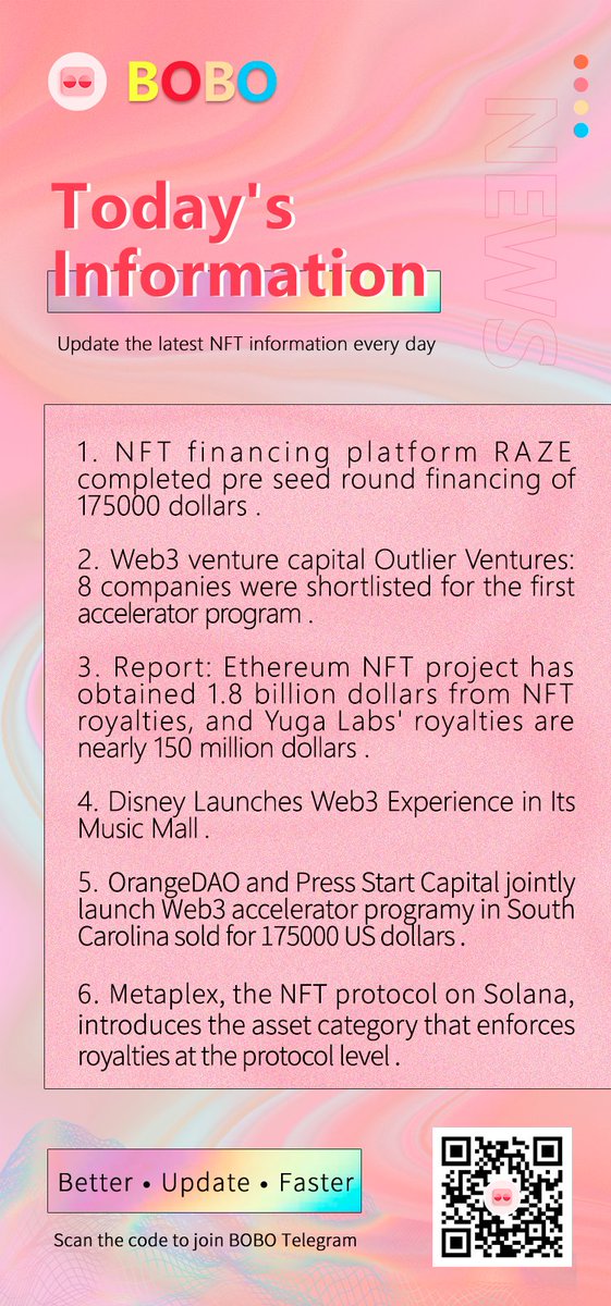 BOBO_INFO1's tweet photo. Today's news: Disney launched Web3 experience in its music mall;#NFT #BTC https://t.co/6rQFykU2Kw