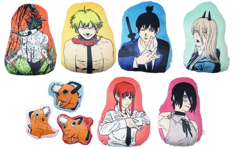 チェンソーマン ダイカット クッション デンジ、アキ、パワー レゼ