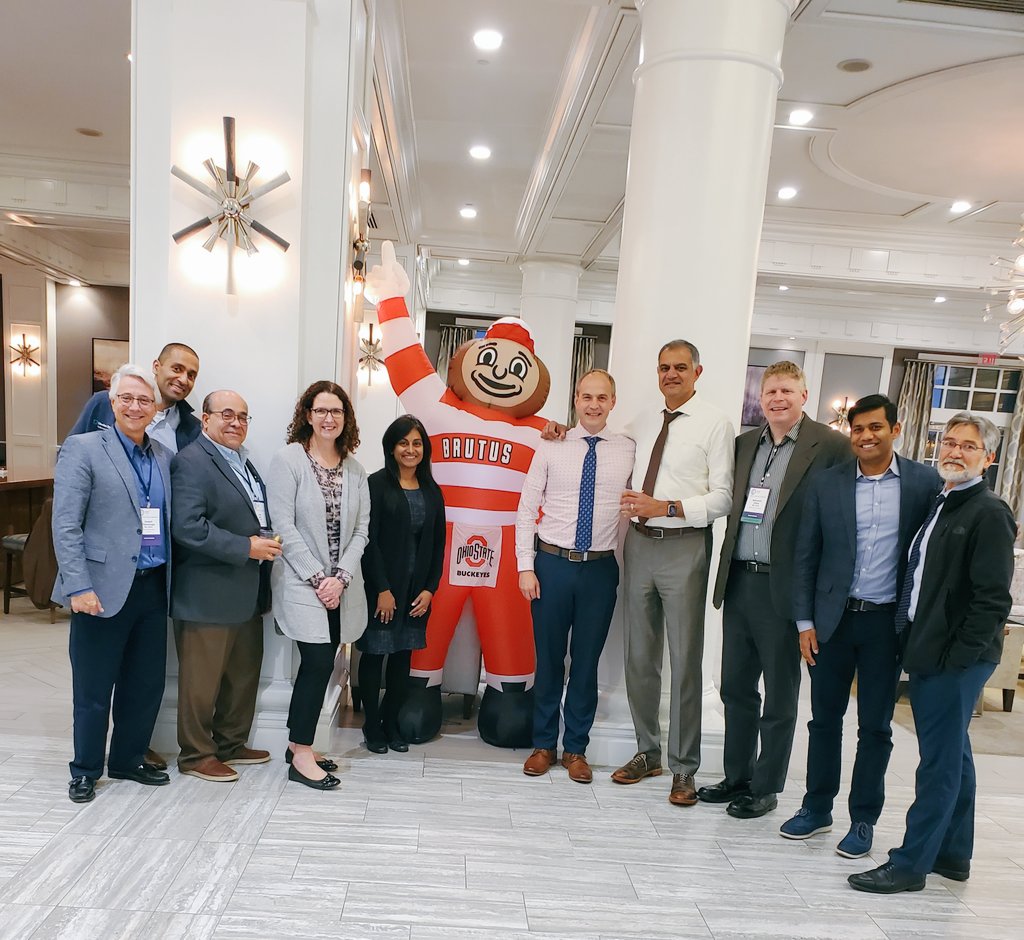 Dr. Laxmi Mehta (@drlaxmimehta) on Twitter photo Engaging <a href="/OhioACC/">Ohio Chapter-ACC</a>
Board Meeting today and some <a href="/OhioStateFB/">Ohio State Football</a> discussion prior to dinner. Who knew we would meet #Brutus in the lobby!
<a href="/DrGheartMD/">Kanny Grewal MD, FACC</a> <a href="/Bcherry20/">Ben Alencherry</a> <a href="/KennethVarian/">Kenneth Varian</a> <a href="/MaryamSaleem24/">Maryam Saleem</a> <a href="/DrAnneAlbers/">Dr Anne Albers</a> <a href="/DaStultz/">David Stultz</a>
<a href="/singh_heminder/">Heminder Meet Singh</a> @KMBartsch
<a href="/uccardiology/">UC Cardiology</a> Engaging <a href="/OhioACC/">Ohio Chapter-ACC</a>
Board Meeting today and some <a href="/OhioStateFB/">Ohio State Football</a> discussion prior to dinner. Who knew we would meet #Brutus in the lobby!
<a href="/DrGheartMD/">Kanny Grewal MD, FACC</a> <a href="/Bcherry20/">Ben Alencherry</a> <a href="/KennethVarian/">Kenneth Varian</a> <a href="/MaryamSaleem24/">Maryam Saleem</a> <a href="/DrAnneAlbers/">Dr Anne Albers</a> <a href="/DaStultz/">David Stultz</a>
<a href="/singh_heminder/">Heminder Meet Singh</a> @KMBartsch
<a href="/uccardiology/">UC Cardiology</a>