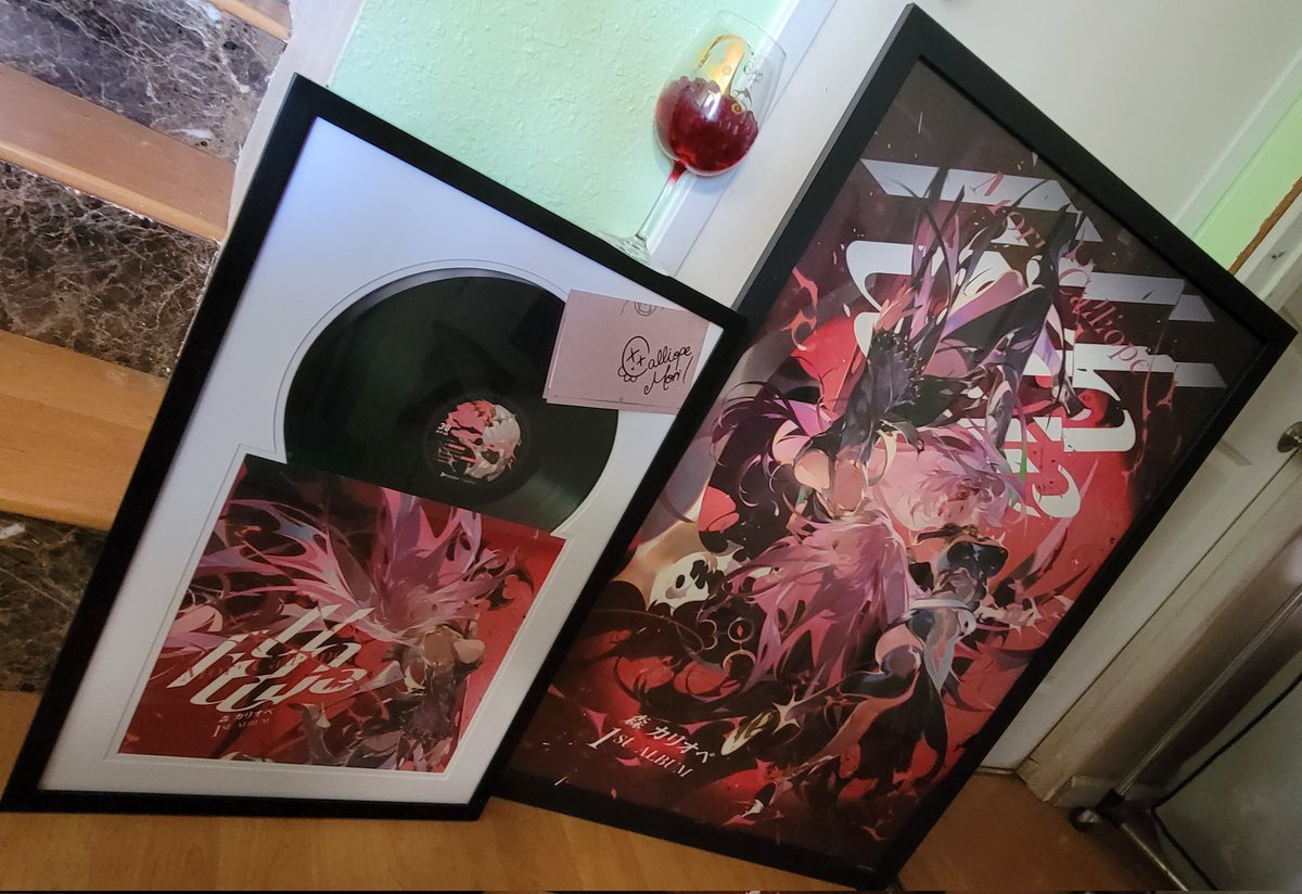 CLERO_ART's tweet image. And mail day keeps getting better! #UnAlive merch came in too! Very sweet letter Calli and happy to see how much you've grown. Raising my dope new glass to more years with ya! (Those are gummy bears in the glass :3c)