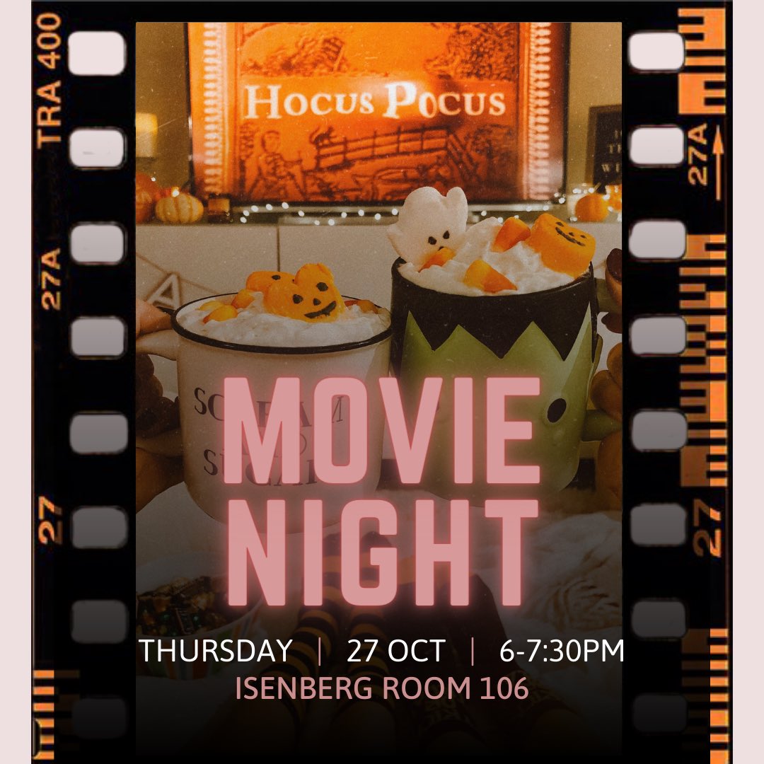 WISMUMASS's tweet photo. Thursday WISM will be hosting a Halloween movie night at 6PM. Kickstart your Halloweekend with some cookie decorating and a spooky themed movie. Always good to have some food in your stomach, and you can pop in and out depending on your schedule. Make sure to swing by Room 126 https://t.co/fbaJsVg7mC