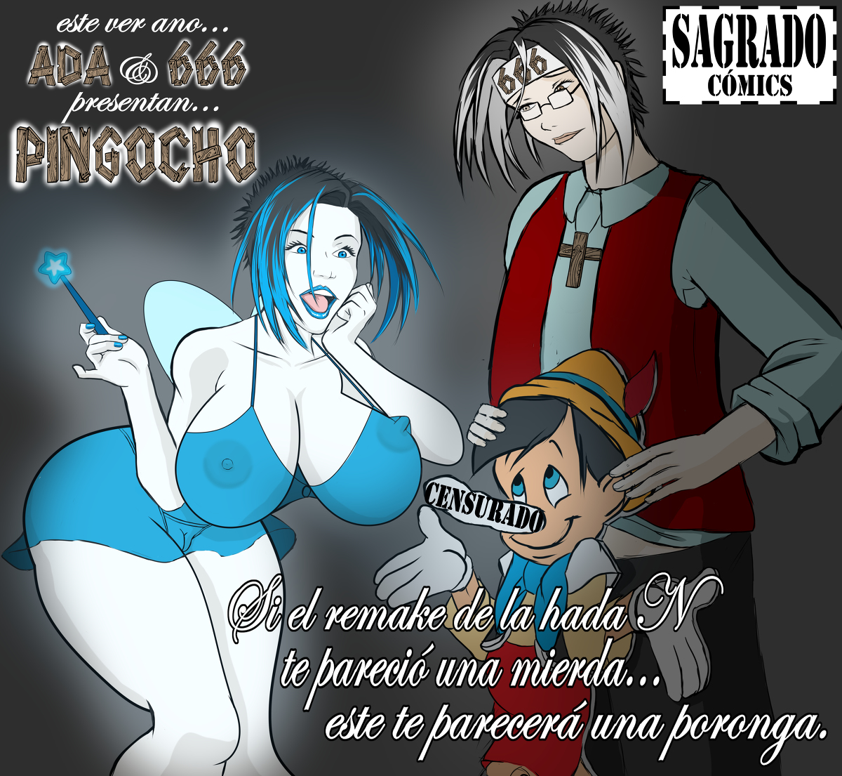SagradoComics's tweet photo. [R-18] Pingocho y la Hada Azul #ada #Hot #Cosplay #pinocchio #bluefairy #hadaazul #fairytale https://t.co/P5QA3ppGW4 https://t.co/DgVLq0s3F7