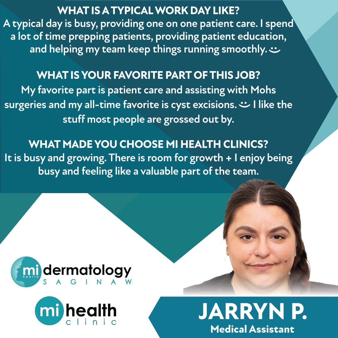 MIHealthClinic's tweet image. Wrapping up #MedicalAssistantRecognitionWeek with Jarryn! A very big thank you to all of our MA&apos;s! 👩‍⚕️
#MARWeek2022 #SaginawMI #HealthCare