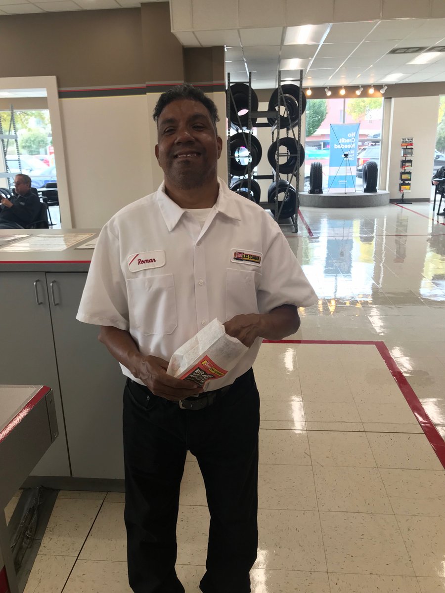 WeRExceed's tweet photo. I wanted to let everyone know about my guy Kevin! Kevin just started his new job with Les Schwab as a greeter in Hillsboro yesterday, so today is only his second day on the job! So far, he loves it, and he has not stopped smiling! https://t.co/0XOHIpFlPB