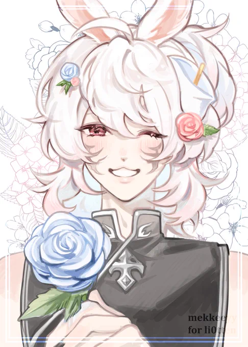 Bust up portrait for  !! Thank you so much~ #FFXIV #FFXIVART 
