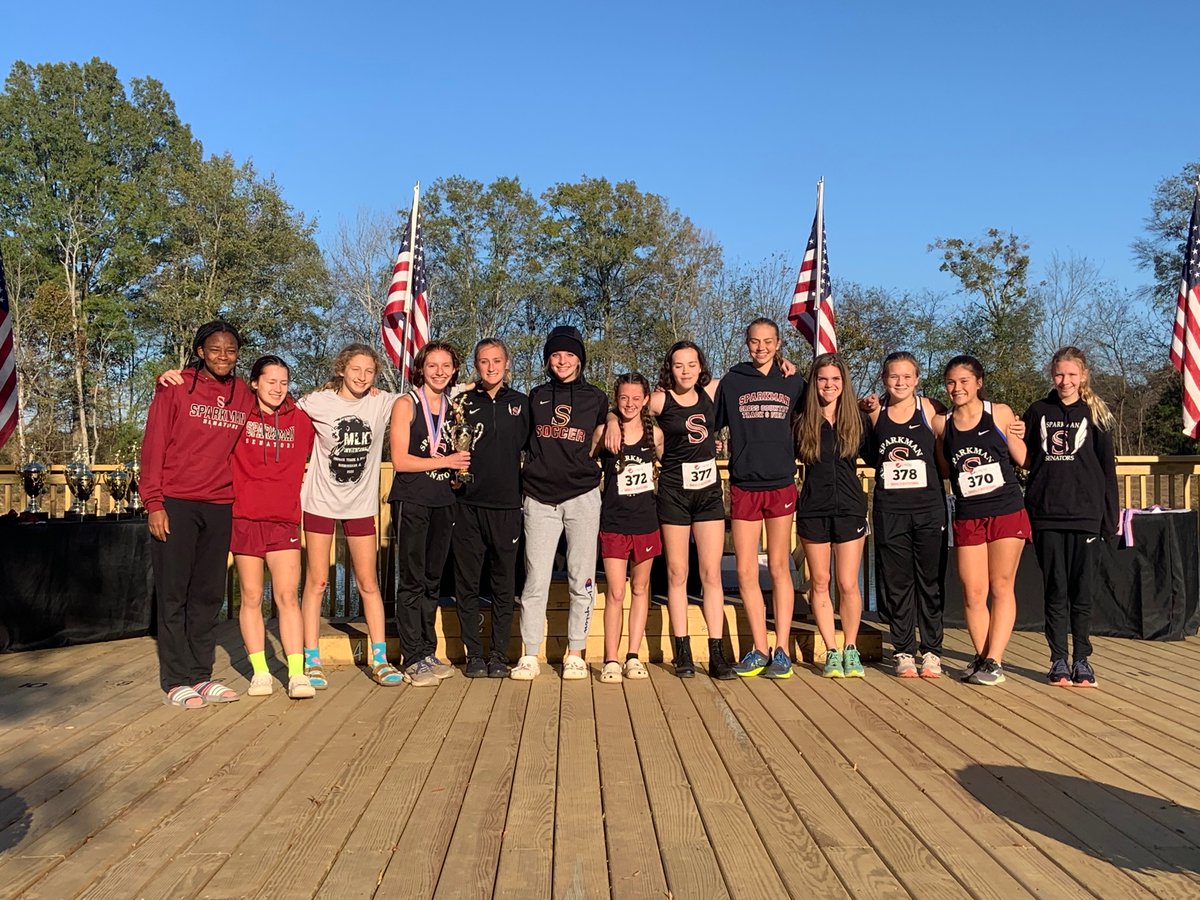 SHS_Track_CC's tweet photo. The Sparkman XC Girl’s finished 3rd overall in the Oakville Invitational on Thursday at Jesse Owens. The Lady Senators were lead to the finish by Samantha Menikheim who placed 1st overall for the 2nd meet in a row with a time of 18:39 in the 5K. Go Senators!!! https://t.co/hNYqfijDUL