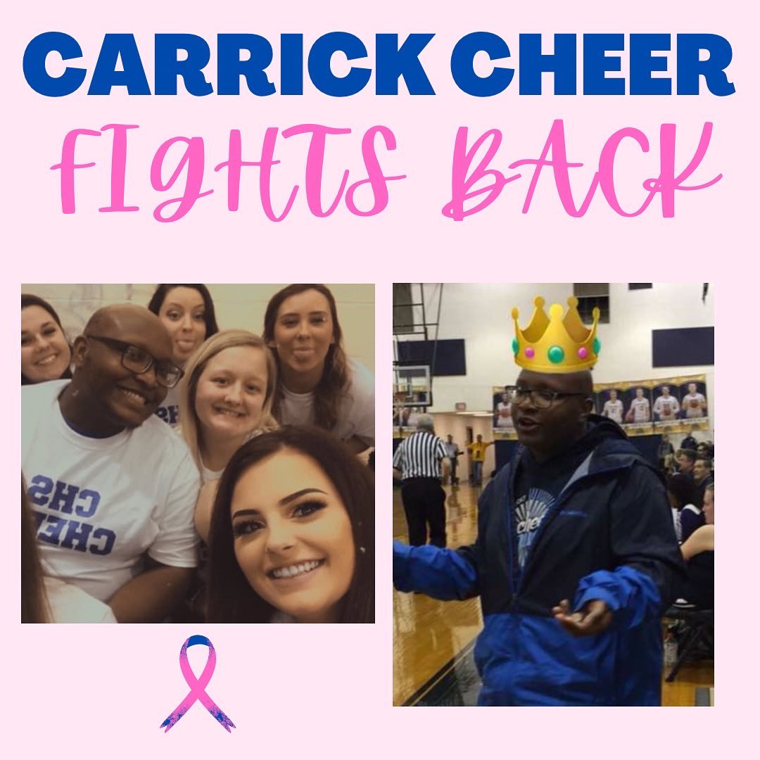 CarrickCheer's tweet photo. Carrick Cheer #FightsBack 💕 

#RaiderPride 💛💙 https://t.co/RGzC2M0MvG