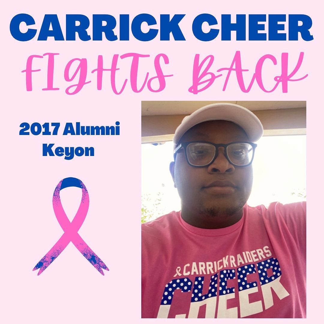CarrickCheer's tweet photo. Carrick Cheer #FightsBack 💕 

#RaiderPride 💛💙 https://t.co/RGzC2M0MvG