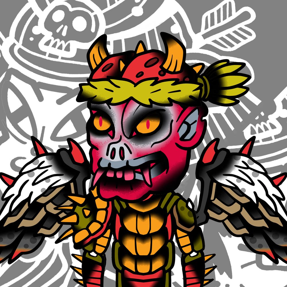 MichCoTheCow's tweet photo. @QueenOfSamurai Done!  check him out now!  @HouseofWarlords #wings #UtilityNFT https://t.co/FL3DadUDVJ