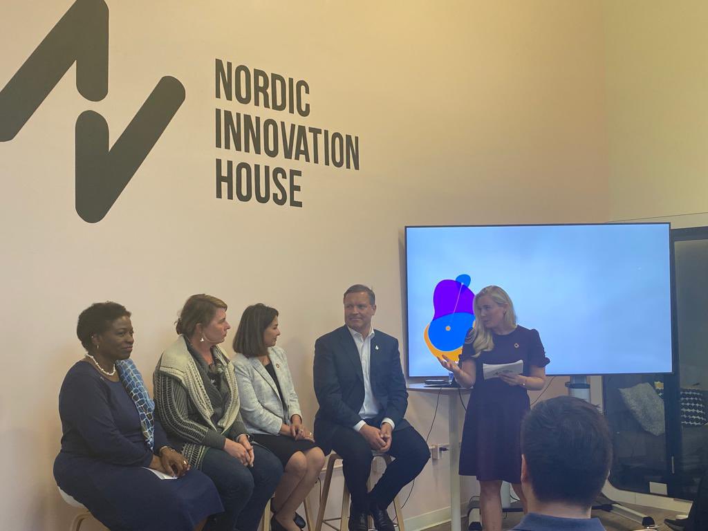 How can we use #technology and #innovation to support women and girls? Yesterday, we visited the Nordic Innovation House - Silicon Valley to discuss this important question. Thanks for the inspiring conversations Annie Lindmark, Inger Gustafsson, Marten Mickos, Leslie Witt!