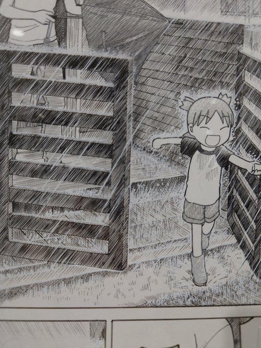 改めて思うと白黒原稿でホワイトを使った痕跡ってアナログの原画でしか拝めないんだよなぁ…  
こういった白の使い所を間近で拝めたのが大変ありがたかったです それから紙原稿におけるコピーの使い方なんかも面白いです 