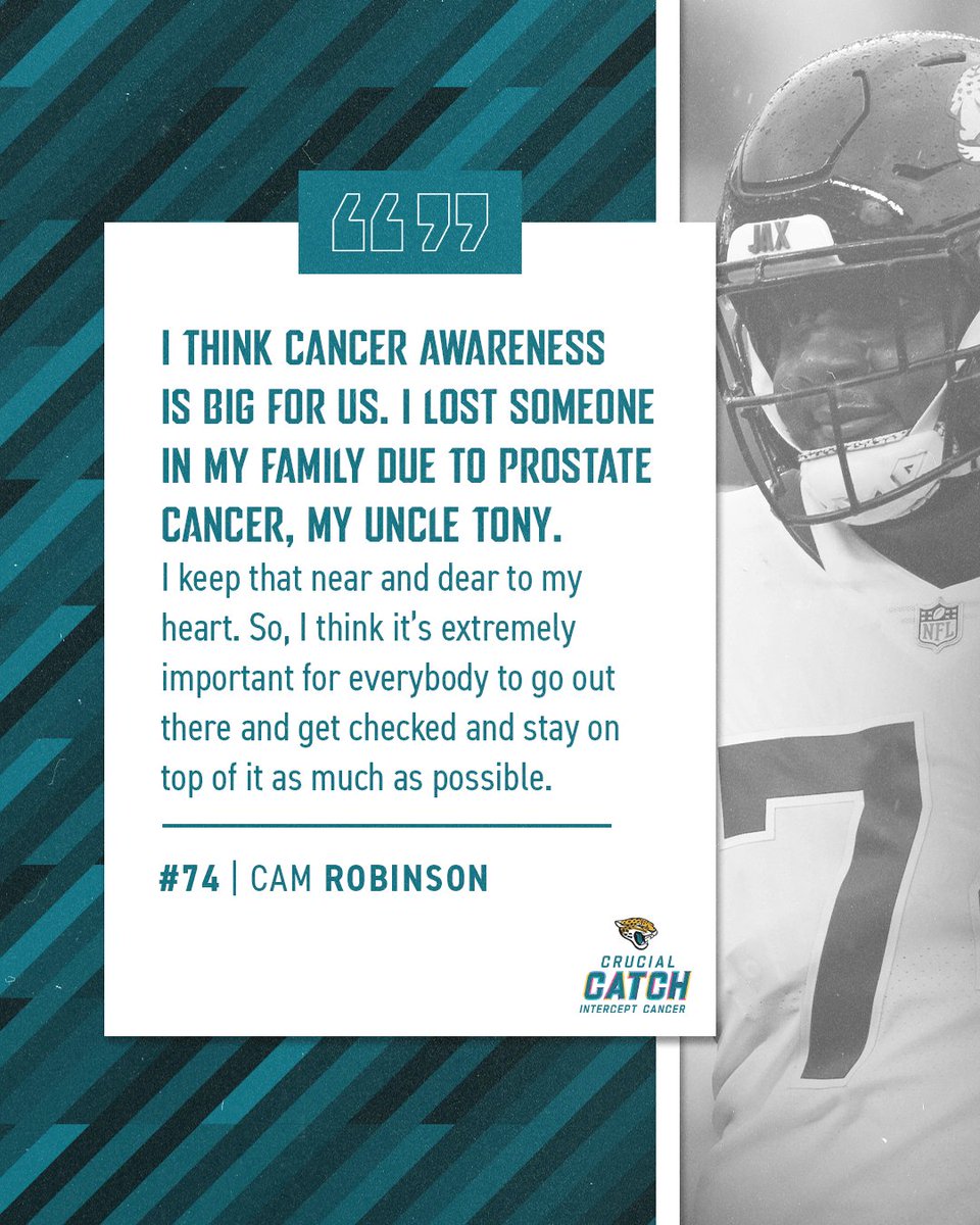 Jaguars's tweet photo. Early detection saves lives. Who do you stand for?
#IStandFor | @FLBlue https://t.co/6Bu0rp6mc2