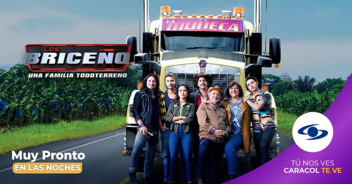 Muy pronto llega a la pantalla de <a href="/CaracolTV/">Caracol Televisión</a> #LosBriceño producción que ya se ha visto en <a href="/NetflixLAT/">Netflix Latinoamérica</a> <a href="/canal11hn/">Canal 11</a> Honduras <a href="/RedUnoTv/">Red Uno de Bolivia</a> Bolivia <a href="/Canal_Televen/">Televen</a> Venezuela y  <a href="/tvnpanama/">TVN Panamá</a> 
<a href="/katherineesf/">Katherine Escobar Farfan</a> <a href="/CesarionMora/">César Mora</a> <a href="/Espitiamario/">Mario Espitia Cure</a> <a href="/MariaLauraQd/">Maria Laura Quintero</a> <a href="/CamiloAmores/">Camilo Amores</a> <a href="/lornacepeda/">Lorna Cepeda</a> <a href="/josedanielcris/">CRISTANCHO</a>