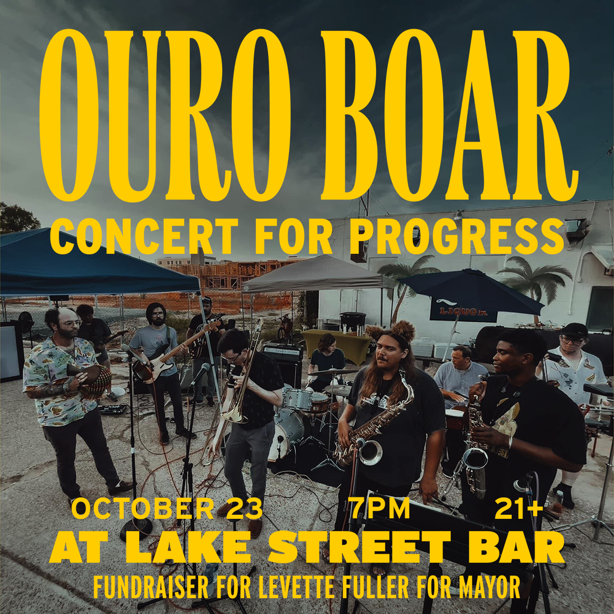 fuller4mayor's tweet photo. Join us and Ouro Boar this Sunday at 7PM for a concert at Lake Street Bar! Tickets are $15 and can be purchase at https://t.co/U8r6f4uhMn

With your help, we can finally move Shreveport forward. https://t.co/8LPI0qG6Fz