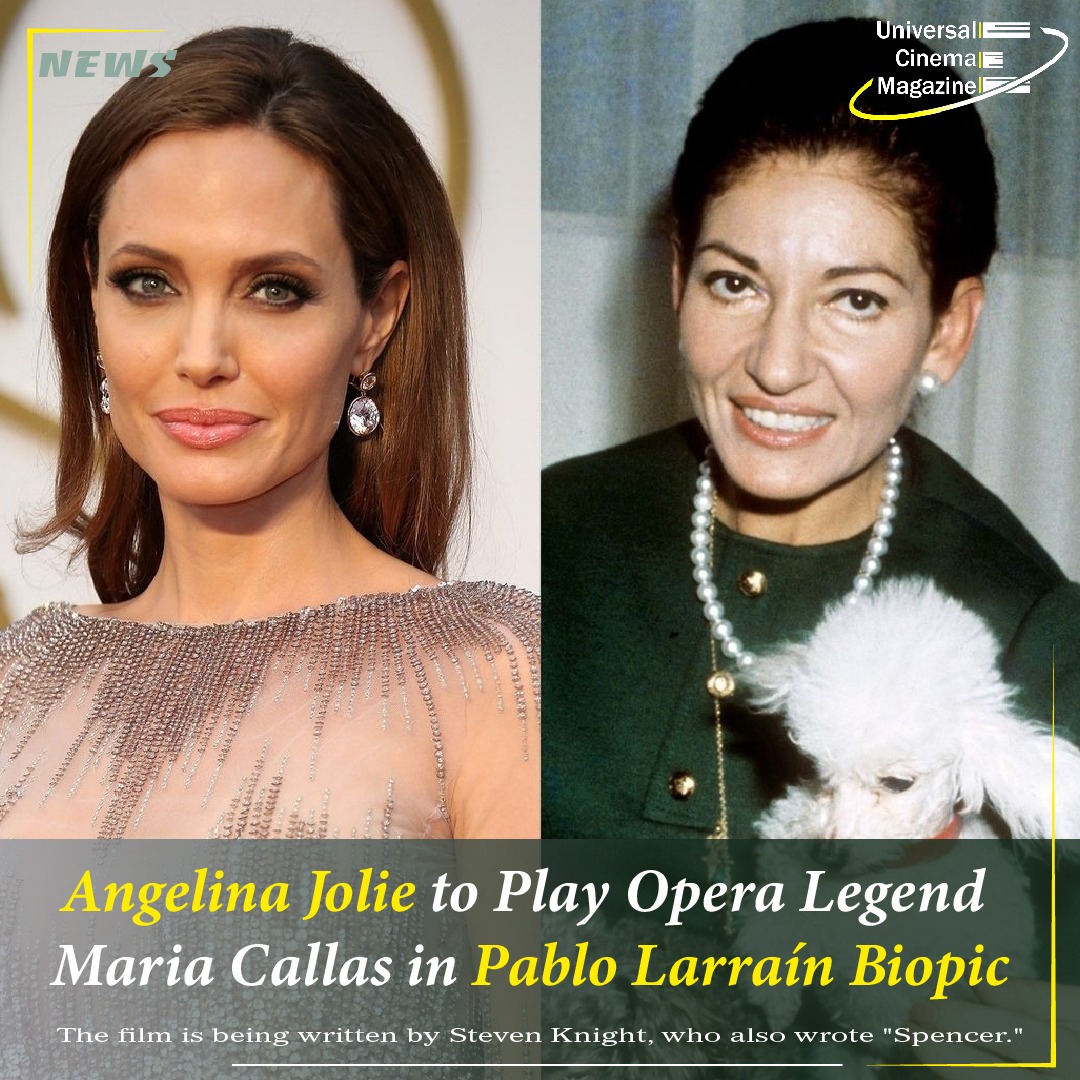 “Jackie” and “Spencer' filmmaker #PabloLarraín is set to direct #AngelinaJolie in a new film about the legendary opera singer #MariaCallas. The film is being scripted by Steven Knight, who wrote “Spencer.” There is currently no release date or production timeline for the film.