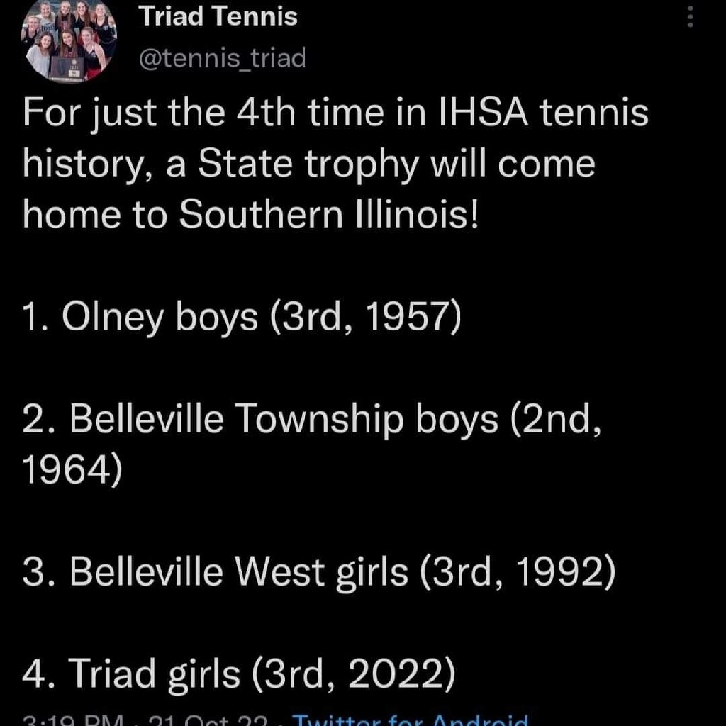 TriadHighSchool's tweet photo. Check out this remarkable stat! 
What a season!!!! 
Way to go, Knights! 
#triadproud https://t.co/6wzHIi1Xbt