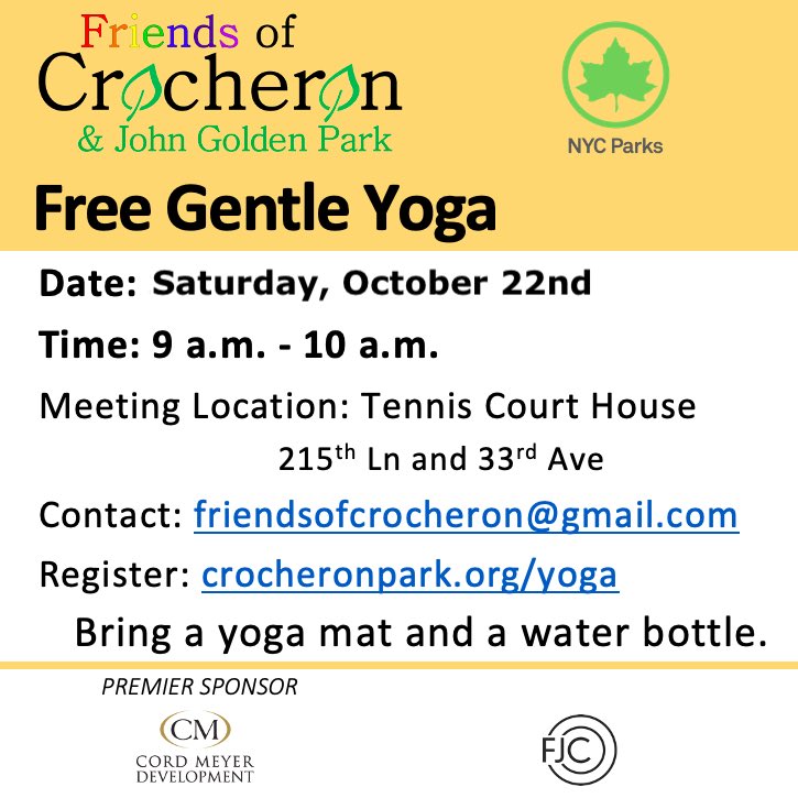 Friends of Crocheron & John Golden Park tweet media
