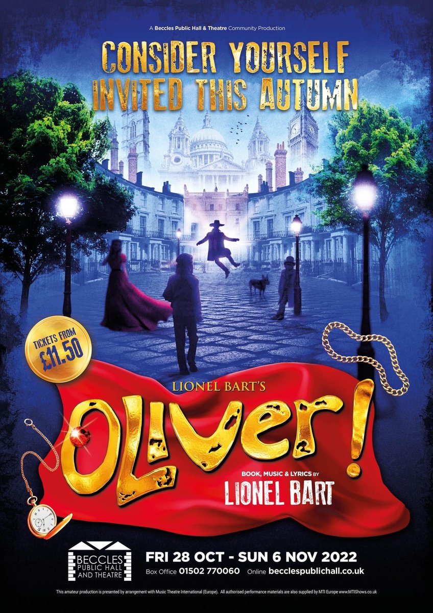 So excited that our production of Oliver opens next Friday! ⭐️ #musicaltheatre #oliver #lionelbart #suffolk #beccles #musical #foodgloriousfood #consideryourselfinvited