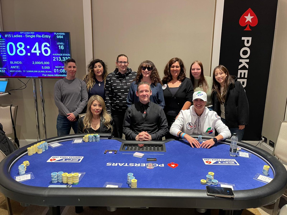NildaCerna's tweet photo. 6th place 
Ladies EPT London 
@pokerstars https://t.co/EsbJTA8wux