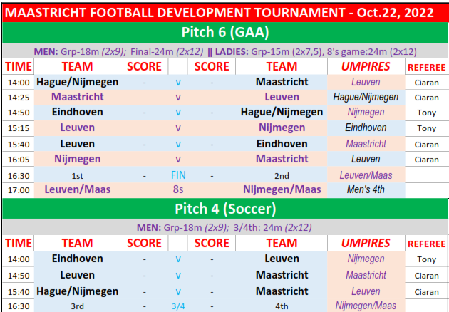 MaastrichtGaels's tweet photo. Looking forward to welcoming @denhaaggaa, @Eindhoven_Shams, @nijmegengaa, @LeuvenEarls to Maastricht for an afternoon of men's & ladies gaelic football @MaastrichtSport Sportparkwest, Malberg. #MUSST #UMSport @GaelicGamesEuro @officialgaa @LadiesFootball https://t.co/CxYtWDdfHs