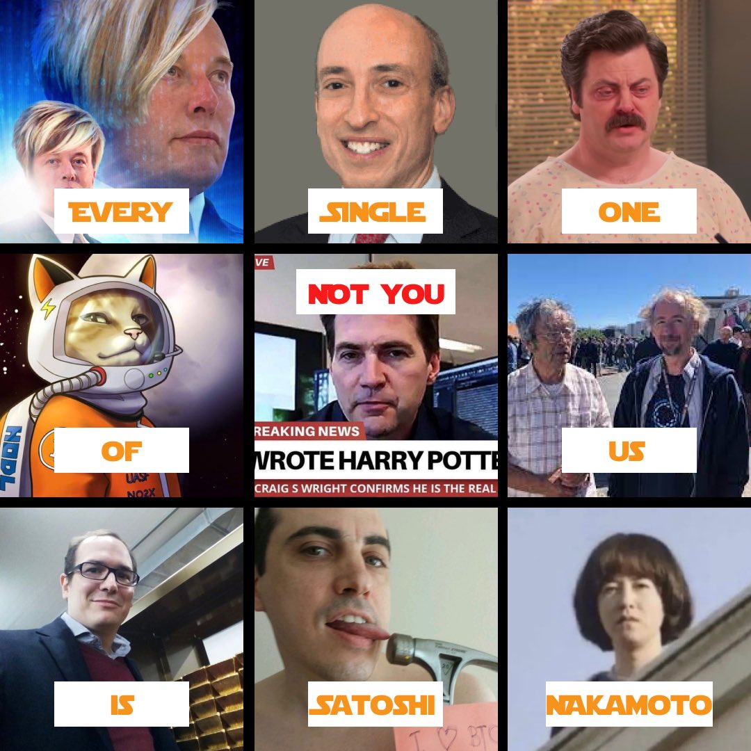 CarlBMenger's tweet photo. Every single one of us is Satoshi Nakamoto 🧡. #Bitcoin https://t.co/b8VpUaNZrF