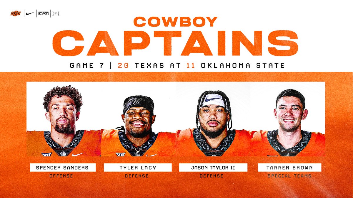 Today's Cowboy Captains! #DAT #GoPokes