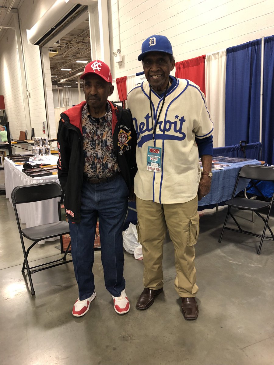 CSASHOWS's tweet photo. Legendary Negro League Players Pedro Sierra &amp; Sam Allen are in the house here at the CSAShow! Be sure to stop by their booth in the autograph pavilion. 

#pedrosierra #samallen #negroleague #negroleaguebaseball #csashows #csashow #thehobby #whodoyoucollect #baseball https://t.co/IwBgK6GPiB