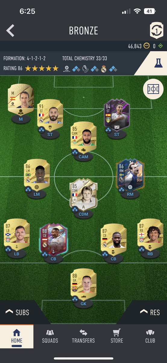 thekingkobes's tweet photo. My squad for weekend league this weekend 🤔 not bad at all #FIFA23 #fut #FUT23 https://t.co/qrnmjvbMOJ