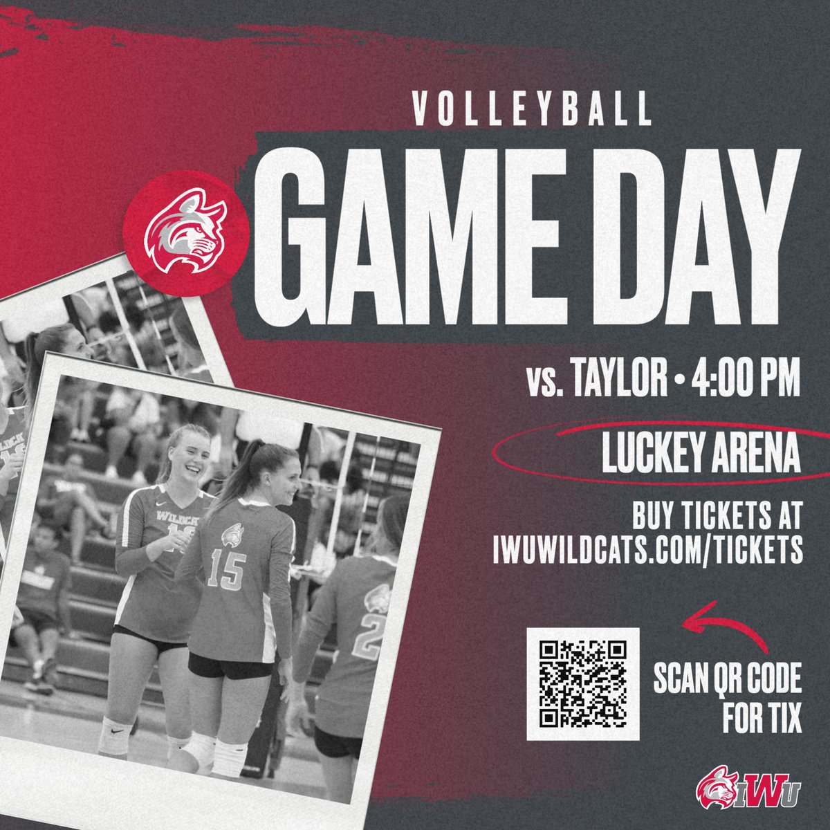 🔴 RED OUT 🔴

Rivalry rematch for Homecoming! 
First 100 students get FREE POPCORN! 🍿

No. 17 <a href="/IWUVBall/">Indiana Wesleyan Volleyball</a> 🆚 No. 12 Taylor
⏰ 4:00 p.m.
📍 Marion, Ind.
📺 ($) bit.ly/3Tb8B2M
🎟 bit.ly/3T6ZHTL
📈 bit.ly/3emsNi1