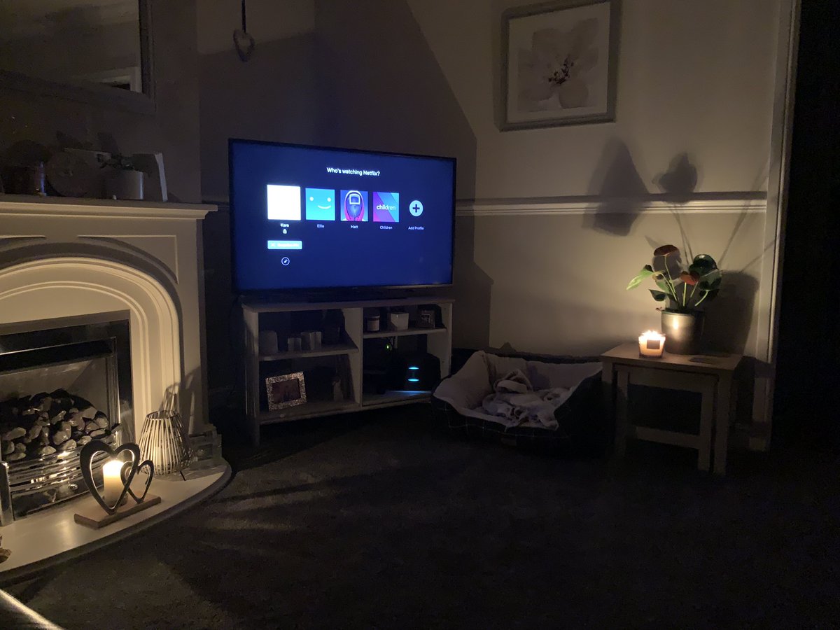 This was when I started watching The Watcher on Netflix. 2 eps in and all lights back on … eek 😱#TheWatcherNetflix