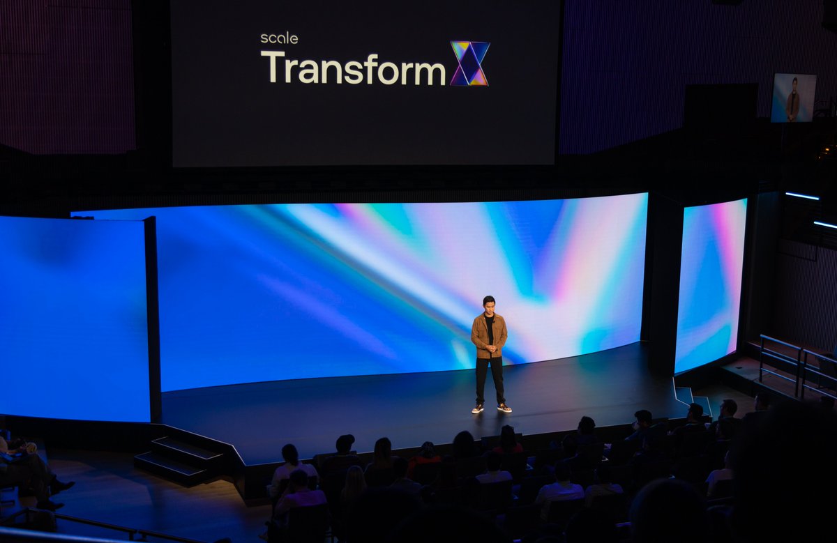 scale_AI's tweet photo. 🎬 That’s a wrap for #TransformX 2022! 
 
From navigating an AI-enabled future to putting people on Mars with ML, we hope you enjoyed hearing from top industry minds shaping the future of AI. 🫶🤖 https://t.co/IHZusESBf5