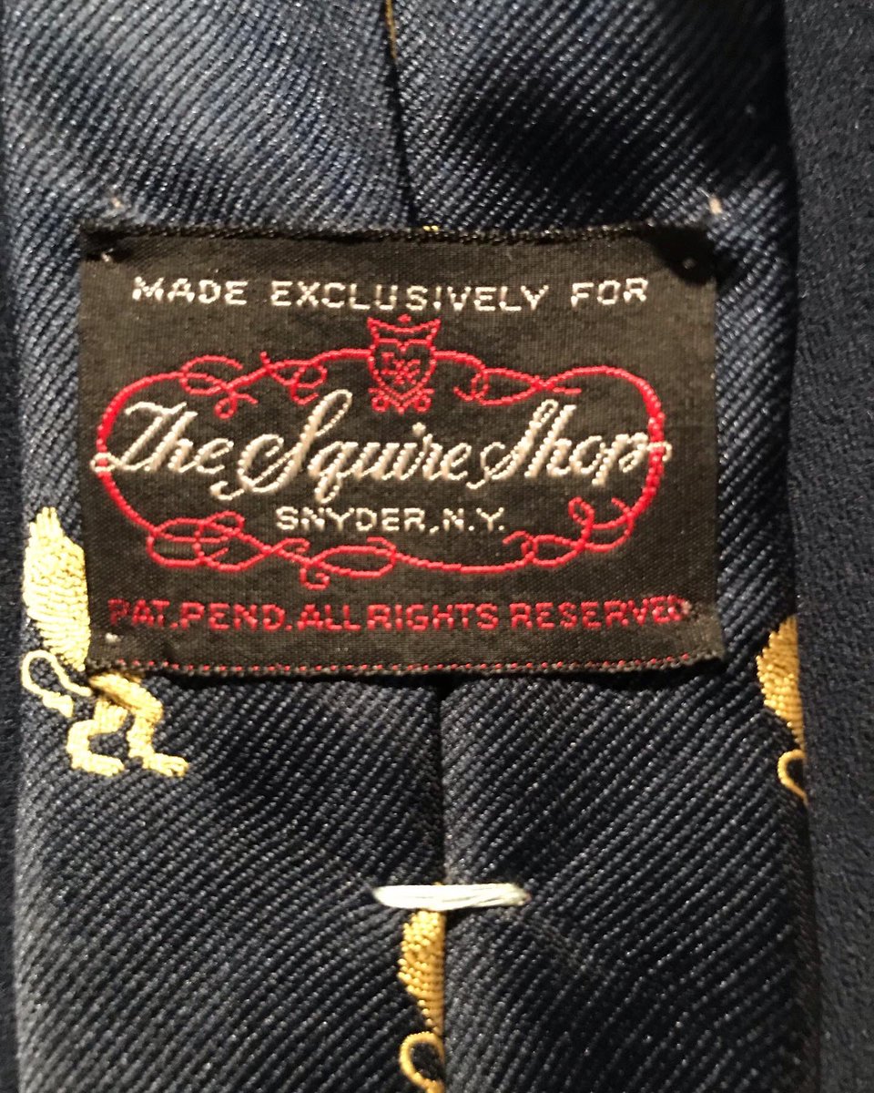 PMFontana's tweet photo. TIE STORY 3: When the @CanisiusCollege rep comes to the All Hallows College Fair, I have to polish up my #DiGamma tie clip and sport my Golden Griffins tie from Buffalo’s own #SquireShop! #paulsties #tiestory #GoldenGriffins #BlueandGold #Griffs https://t.co/HuTdcTNXxZ