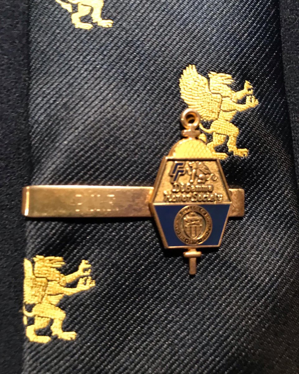 PMFontana's tweet photo. TIE STORY 3: When the @CanisiusCollege rep comes to the All Hallows College Fair, I have to polish up my #DiGamma tie clip and sport my Golden Griffins tie from Buffalo’s own #SquireShop! #paulsties #tiestory #GoldenGriffins #BlueandGold #Griffs https://t.co/HuTdcTNXxZ