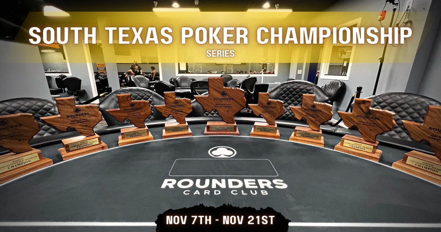 Rounders Card Club on Twitter "Leave room on the mantle. 🏆 All STPC event cashes added to your
