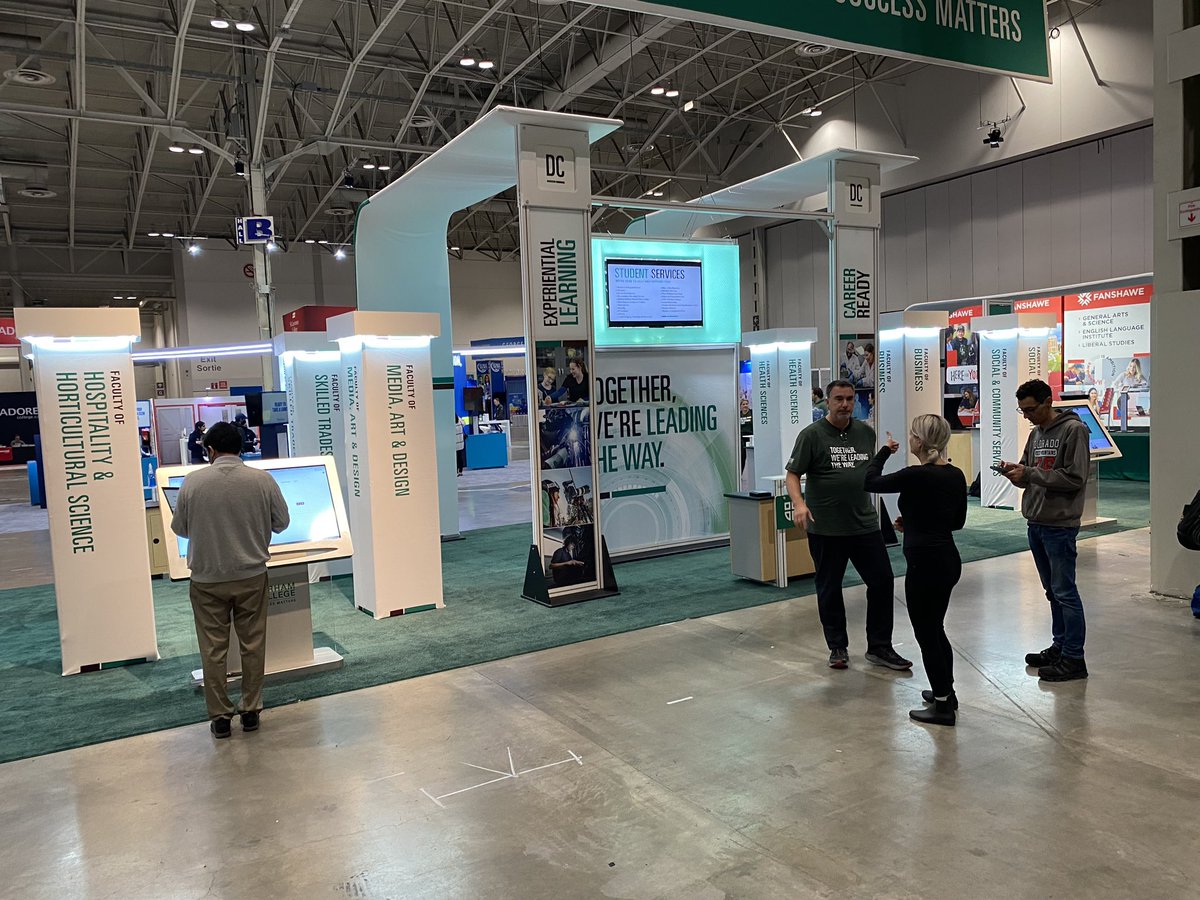 durhamcollege's tweet photo. Thank you to everyone who stopped by our booth at the Ontario Colleges Fair! If you missed us be sure to join us on Saturday, November 12 for #DCOpenHouse to explore our campuses, chat with faculty and learn about our programs. Visit https://t.co/01k7VrHwKa for details. #DCProud https://t.co/CYCUOGRghz