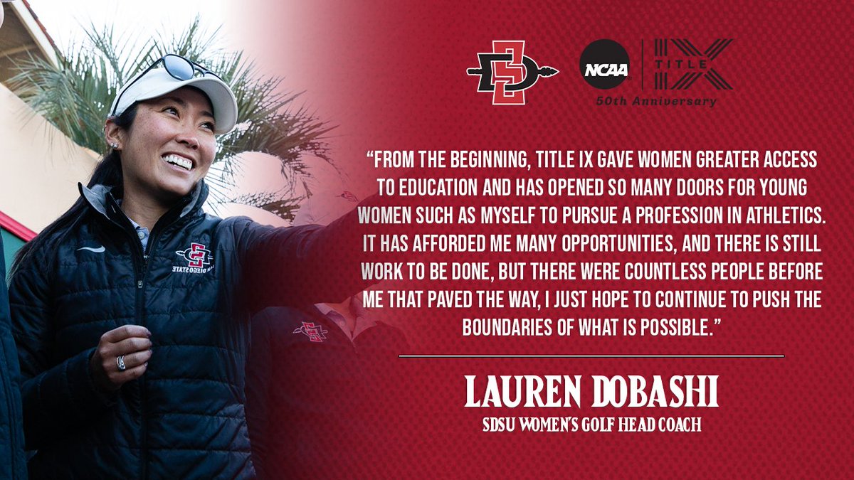 GoAztecs's tweet photo. #SDSUTitleIX50 https://t.co/FdAYcEwbcC